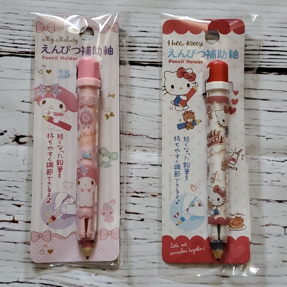🆕️ SANRIO PENCIL HOLDER -HELLO KITTY OR MY MELODY - Picture 2 of 9